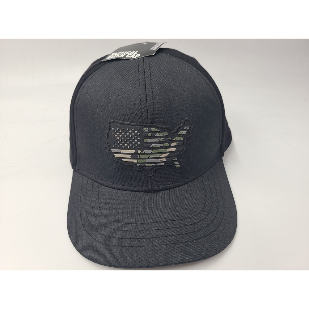 Youth Highland Tactical United States American Flag Mesh Snapback‎ Hat Cap Boys